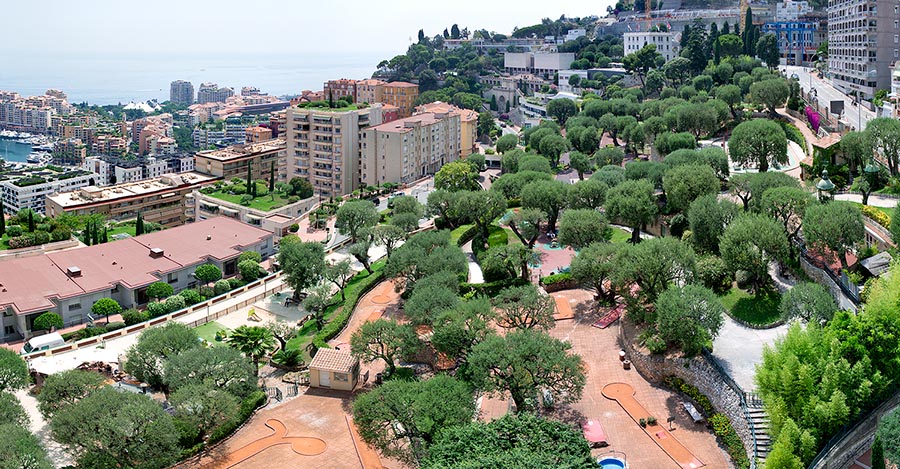 Monaco Principauté, Parc Princesse Antoinette