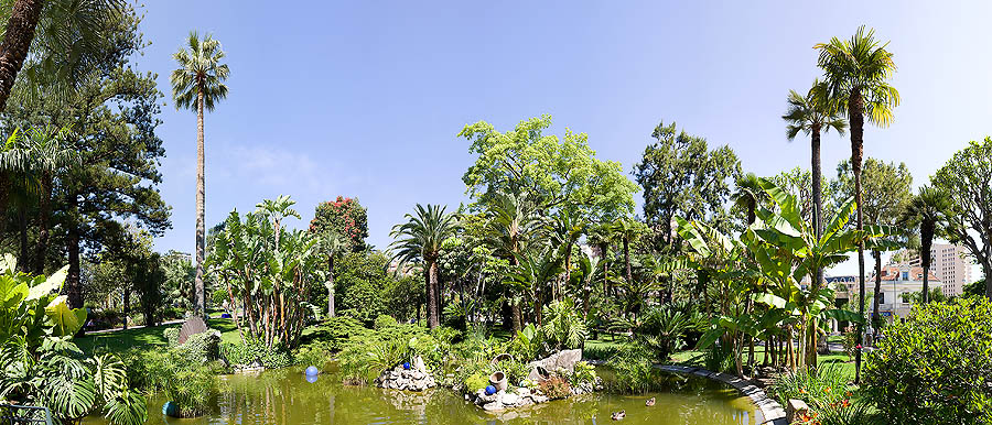 Monaco Principauté, jardins du Casino