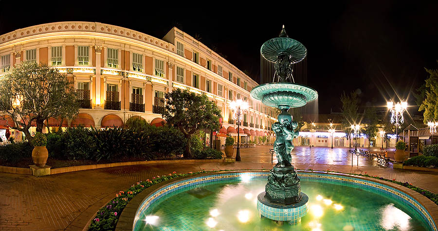 Enchanting dusk, Place d’Armes, Monaco Principality