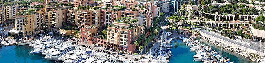 Monaco: centro Fontvieille e Giardino dell'UNESCO, Principato di Monaco
