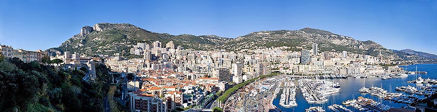 Monaco-Ville, la Condamine y Monte Carlo son importantes barrios del Principado de Monaco