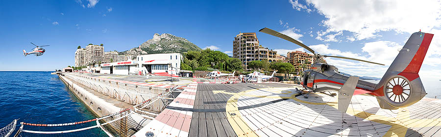 L’héliport de Monaco