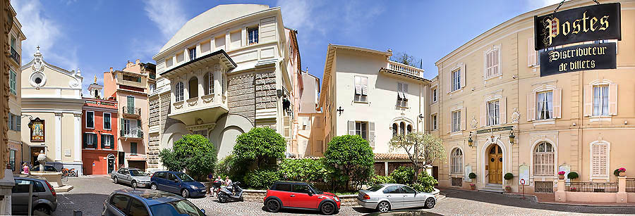 Monaco-Ville: the City Hall Square