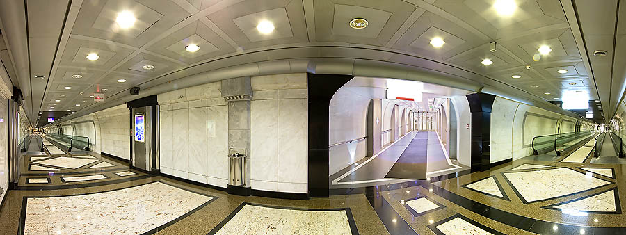 Underground Train Station, Monaco Principality Monaco: starting from the underground station, conveyor-belts, through marble passages, and public elevators, rapidly convey people from one side to the other of the city.